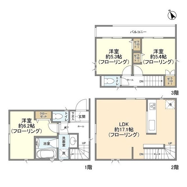 Kolet稲田堤の物件間取画像