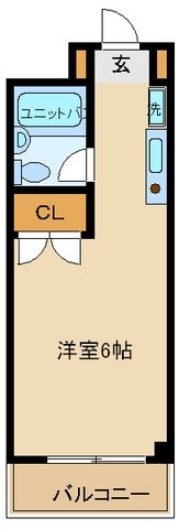 エバーグレース西府の物件間取画像