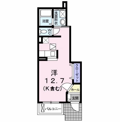 ボンヌ・シャンス多摩の物件間取画像