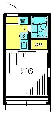 コーポＫの物件間取画像