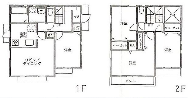 みなみタウンの物件間取画像