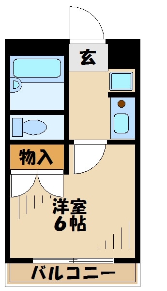 サンノーブル大塚の物件間取画像