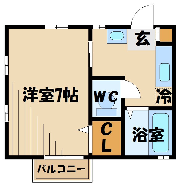 サニーコートの物件間取画像