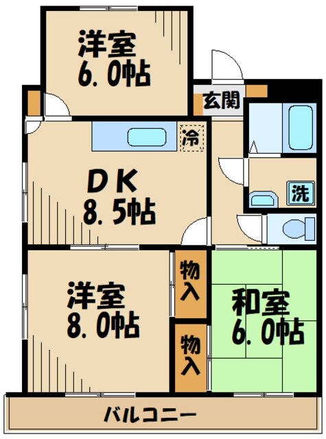 ファミールＹＫの物件間取画像