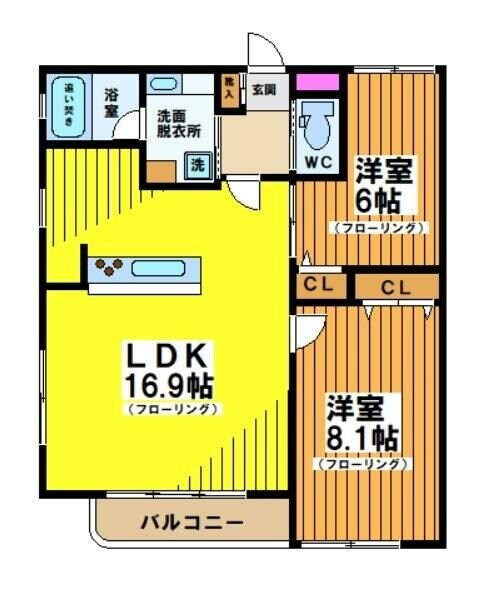 ナディア南烏山の物件間取画像