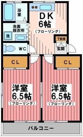 リバーサイド菊野台の物件間取画像