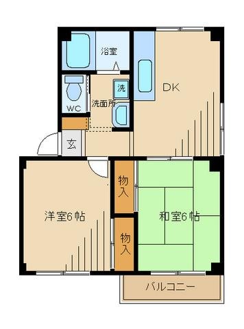 ニッコー狛江マンションの物件間取画像