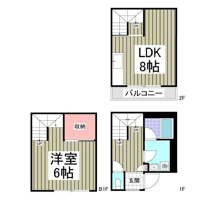 ルナサテラートの物件間取画像