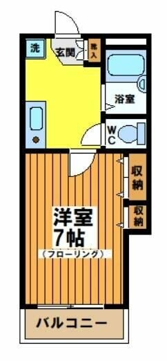 クレール南烏山の物件間取画像