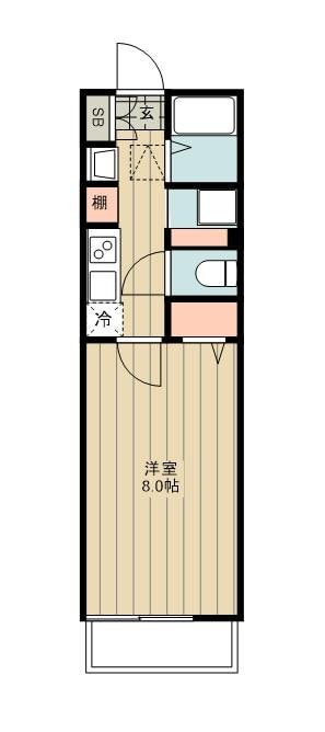 フルセイル狛江の物件間取画像