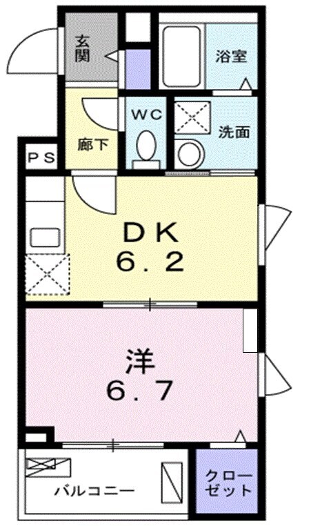 シャルフィーの物件間取画像