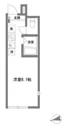 UVAS経堂の物件間取画像