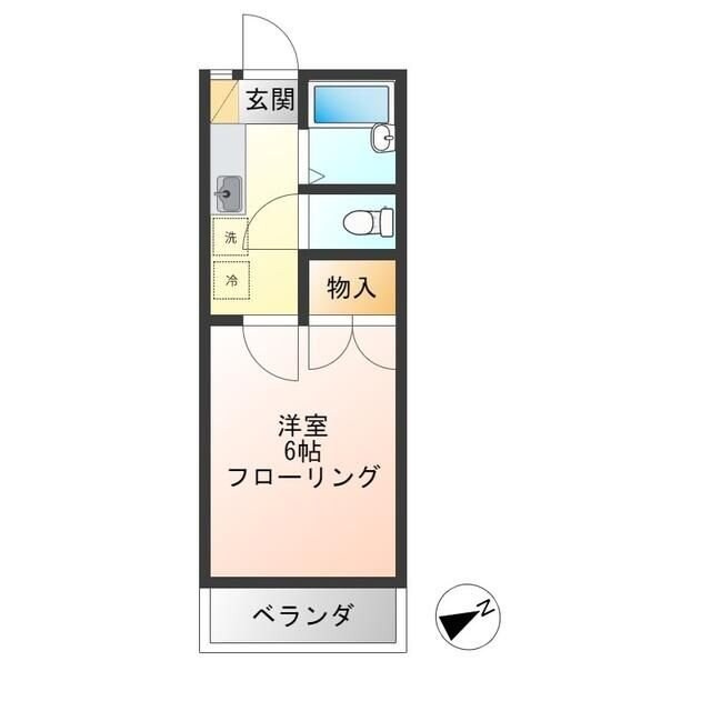 サンヒルズの物件間取画像