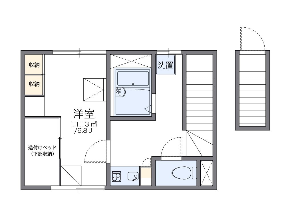 レオパレスＨＯＰＥの物件間取画像