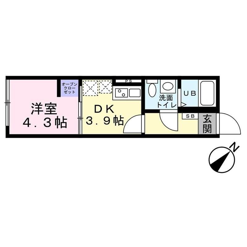 Brio高井戸の物件間取画像