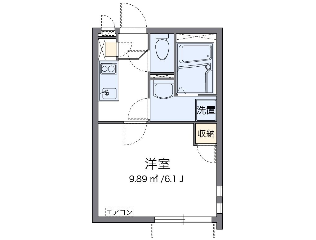 クレイノガーデンハイムの物件間取画像