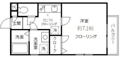 テラ久我山の物件間取画像