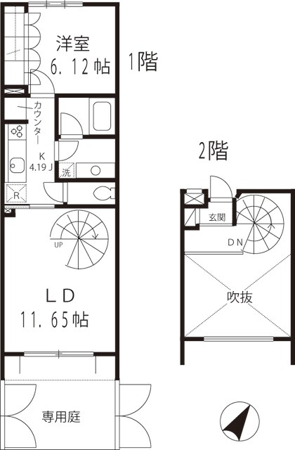 エスシード千歳台の物件間取画像