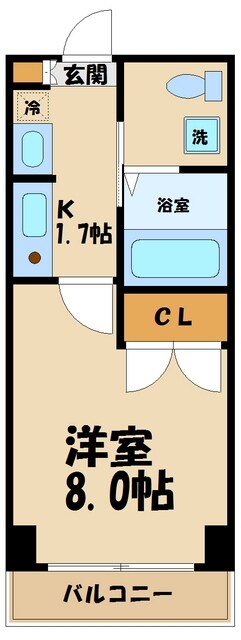 アンビックスつつじヶ丘　A棟の物件間取画像