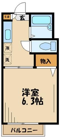 ハウス花水木の物件間取画像