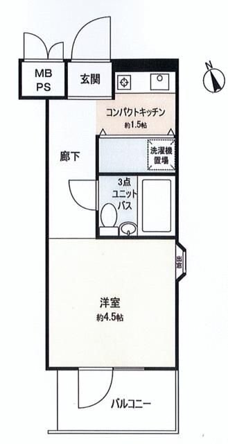 扶桑ハイツ経堂の物件間取画像