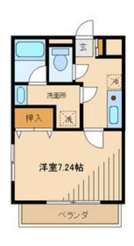 エルヴィエントアース千歳烏山の物件間取画像