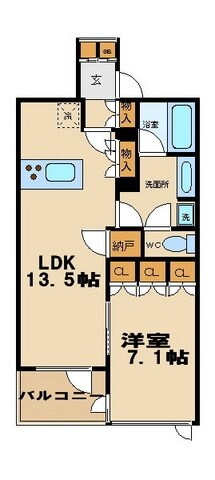 ガーデニエール砧レジデンスの物件間取画像