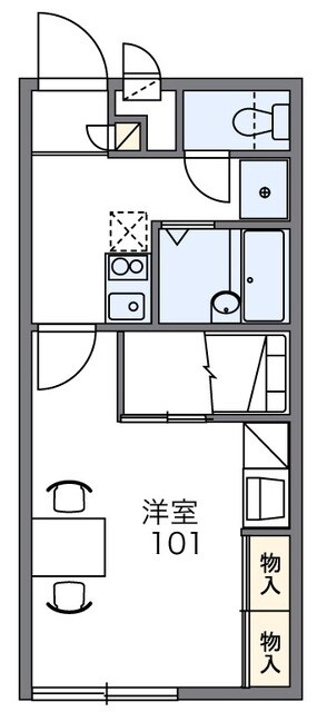 レオパレスアーベントロートの物件間取画像