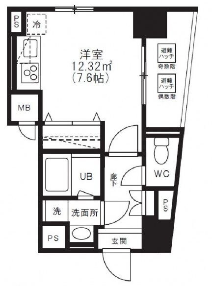 フォレストヒルズ立川の物件間取画像