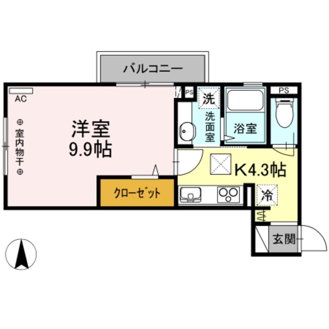 セントバーバラ国立の物件間取画像