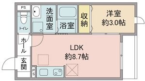 エミリア武蔵小金井の物件間取画像