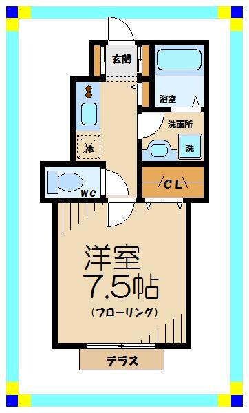 メゾンドスターチスの物件間取画像