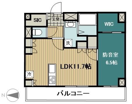 Wレジデンス多摩川の物件間取画像