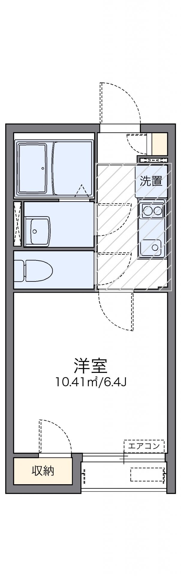 レオネクストＩＮＡＧＩの物件間取画像