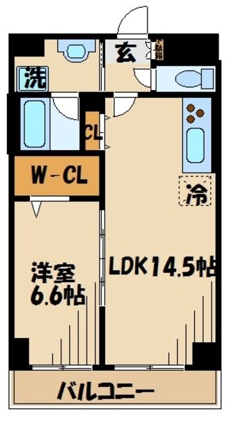 エステルコートの物件間取画像