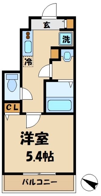 メルパレス中河原の物件間取画像