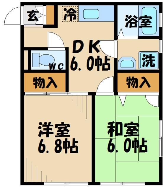 サンモール２の物件間取画像