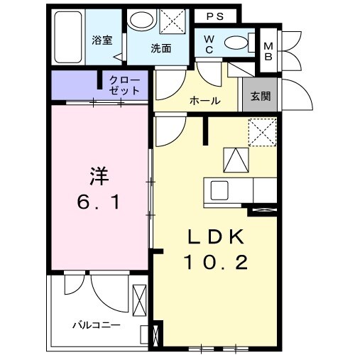 カッツェの物件間取画像