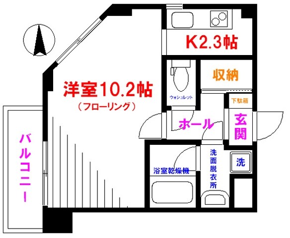 ドゥーエ武蔵小金井の物件間取画像