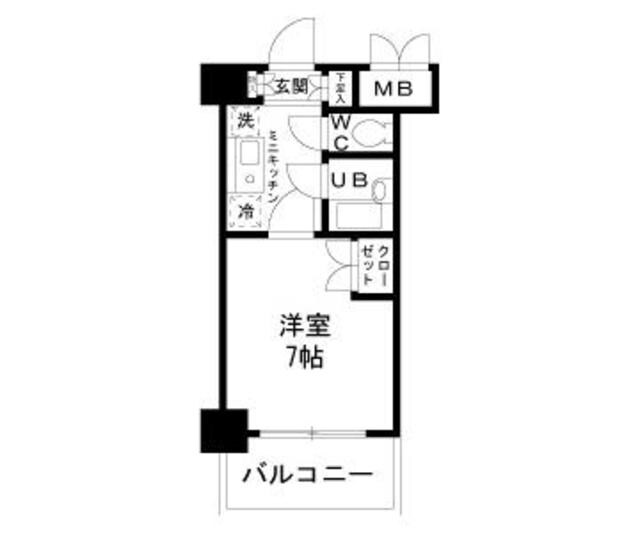 ヴァンヴェール府中の物件間取画像