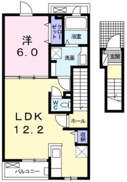 アイフラット日新の物件間取画像