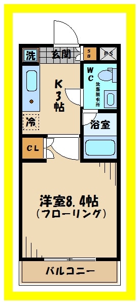 ベルデ聖蹟桜ヶ丘の物件間取画像