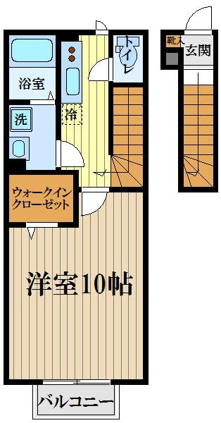 クレールＣ棟の物件間取画像