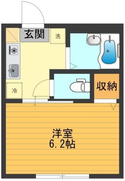 ルポゼ立川の物件間取画像