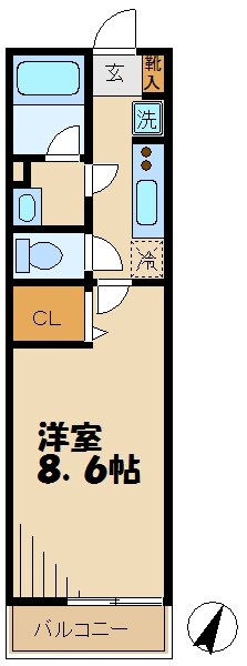 リブリＳｕｎＴｏｗｎの物件間取画像