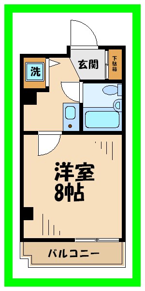 大蔵ビルの物件間取画像