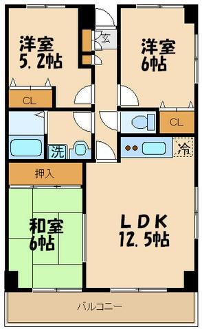 ヴィレッジイン芦花の物件間取画像