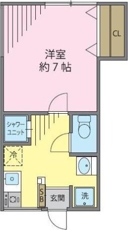 ハイネス梅丘の物件間取画像