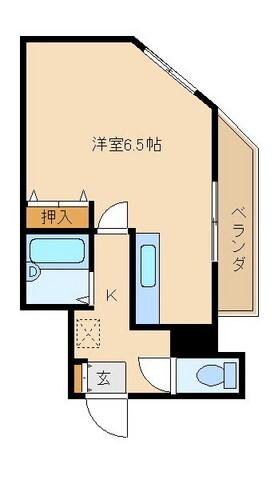 スプルースつつじヶ丘の物件間取画像