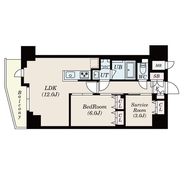 S-RESIDENCE駒沢大学駅前の物件間取画像